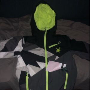 Size 10 boys spyder winter coat.